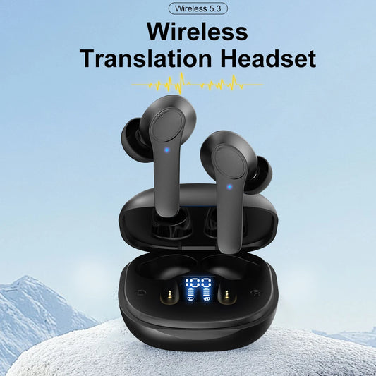 Translation Headphones Real Time Bluetooth Earbuds Translator 144 Languages
