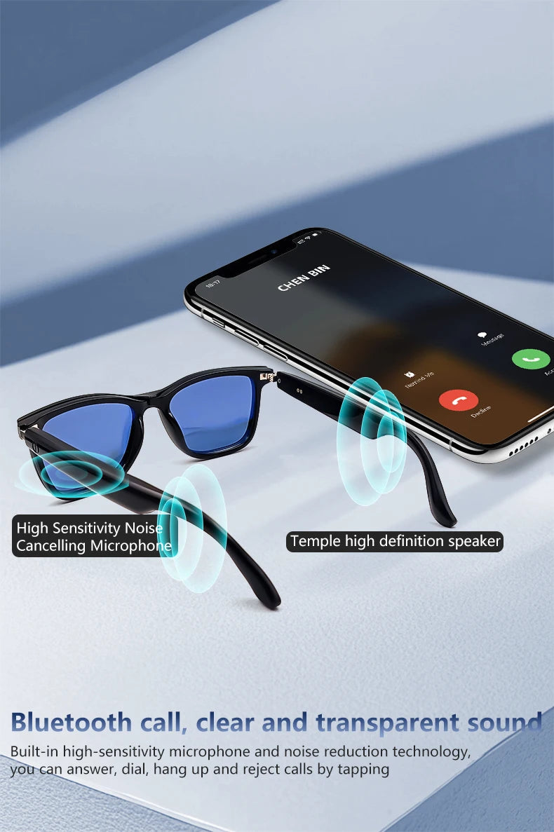 Smart Bluetooth Music Glasses for Men & Women