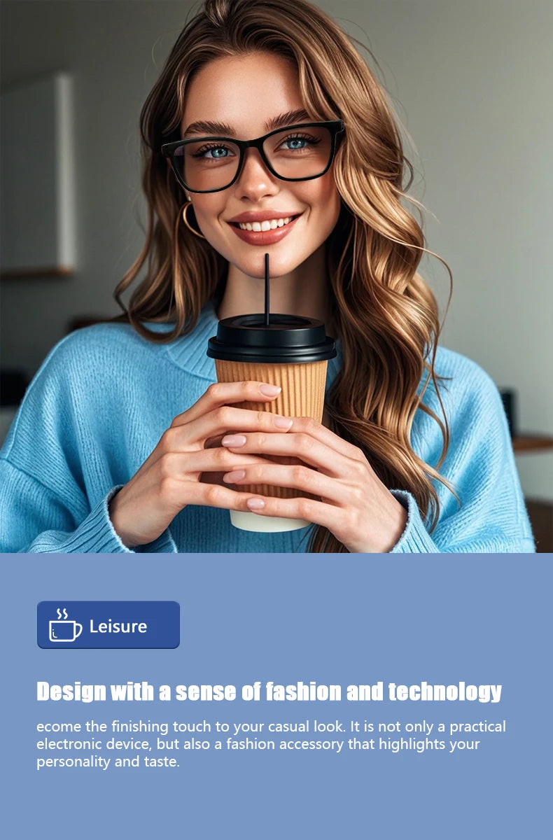 Smart Bluetooth Music Glasses for Men & Women