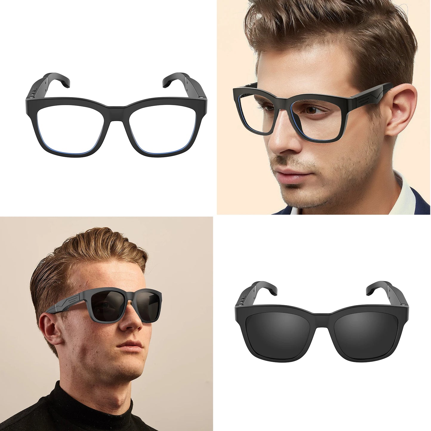 Smart Glasses, Bluetooth for Men Women Wireless