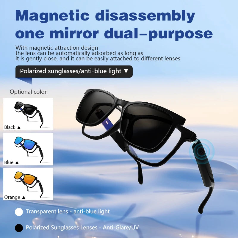 Smart Bluetooth Music Glasses for Men & Women