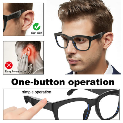 Smart Glasses, Bluetooth for Men Women Wireless