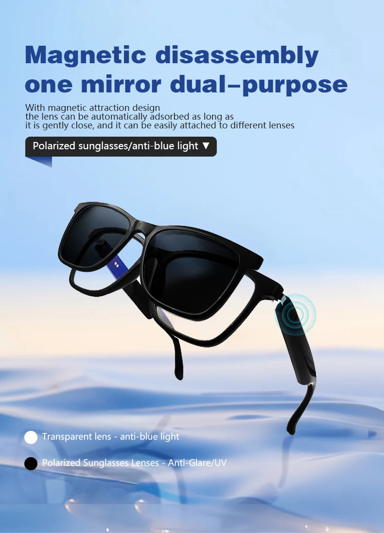 Smart Bluetooth Music Glasses for Men & Women