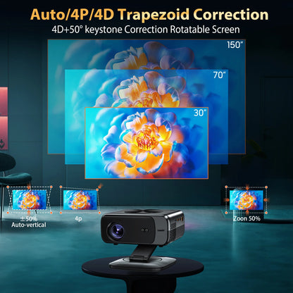 Projector 4k, 8k 64G AutoFocus Home Theater
