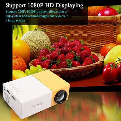 Portable Small Size Stylish 1080P LED Projector