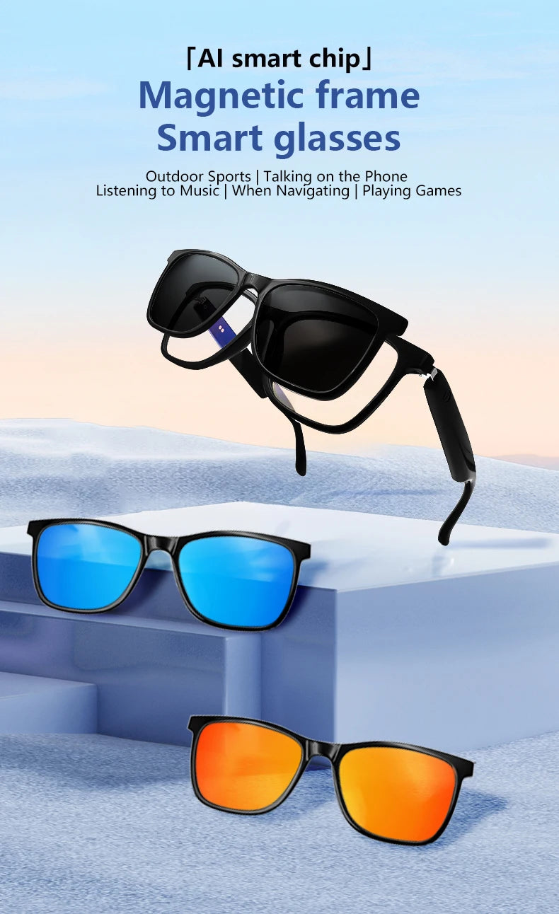 Smart Bluetooth Music Glasses for Men & Women