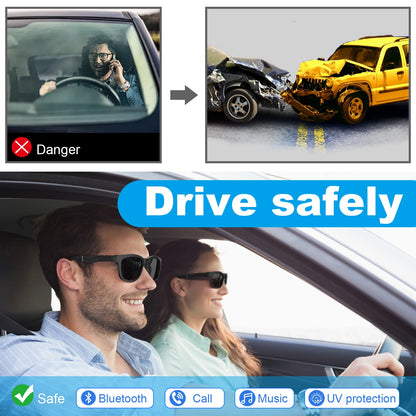 Smart Glasses, Bluetooth for Men Women Wireless
