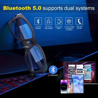 Smart Glasses, Bluetooth for Men Women Wireless