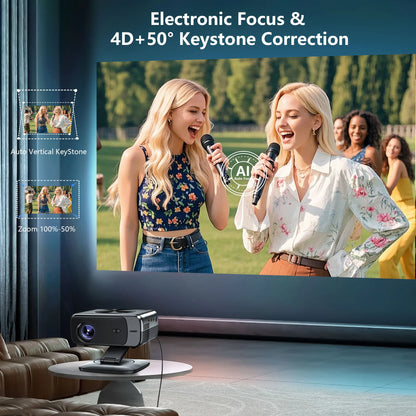 Projector 4k, 8k 64G AutoFocus Home Theater